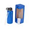 makerflo Hydro Powder Coated Tumbler, Sipper Water Bottle With Handle, Stainless Steel Double Wall Insulated, BPA Free Plain Tumblers, 25 Pcs Travel Flask with Spill Proof Lid And Straw (Blue, 32oz)